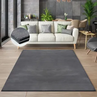 The CarPET Cosy Fellteppich 200 x 280 cm Grau