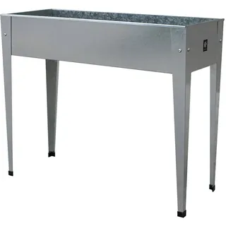 Herstera Garden Hochbeet 100 x 40 x 84 cm Silber