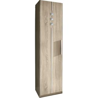 Priess Kleiderschrank 5-türig 48 x 193 x 54 cm Beige/Braun