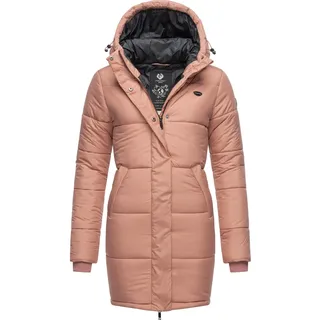 Steppmantel RAGWEAR "Steppmantel Relive Long Remake", Damen, Gr. L, beige (nude), Obermaterial: 100% Polyester Pol. recyc..  Obermaterial: Futter: 100% Polyester Pol. recyc.. 100% Polyester PES., Mäntel Steppmantel
