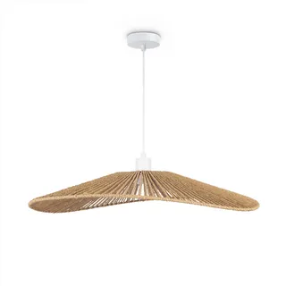 Paco Home Hugo 1-flg. 63 cm geschwungen Weiß/Papier