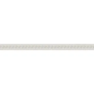 A.S. Création Borte selbstklebend Mäander  10,05 m x 4 cm Weiß-Grau