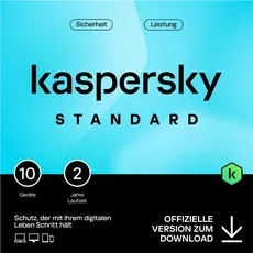 Bild Kaspersky Standard, 10 User, 2 Jahre, ESD (multilingual) (Multi-Device) (KL1041GDKDS)