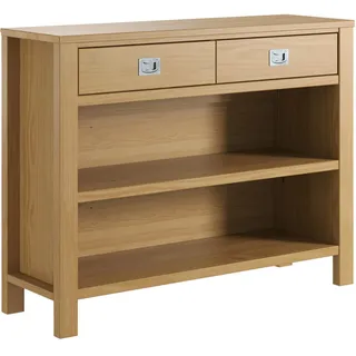 Livetastic Regal , Naturfarben , Holz, Holzwerkstoff , Kiefer , massiv , 24,3 Fächer , 2 Schubladen , 110x85x35 cm , Holzmöbel, Holzregale, Bücherregale Holz