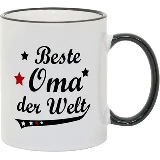 Tasse Beste Oma der Welt Vintage Style - Geschenk