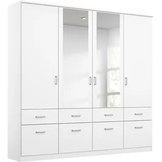 Rauch Drehtürenschrank Bremen 181 x 199 x 58 cm Weiß