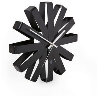 Umbra Ribbon Wanduhr, schwarz