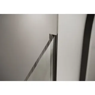 HÜPPE Seamlite Unterputzprofil ohne Zubehör, Länge:200cm, für Viereck Walk-In Seitenwand alleinstehend, HS2501092, Farbe: silber hochglanz