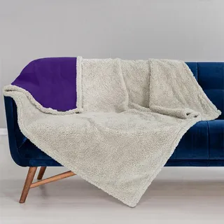 Catalonia Classy LiebesdeckeSofa SchutzdeckeWasserdicht Kuschelig, M 125x150 Klein, Lila/Taupe