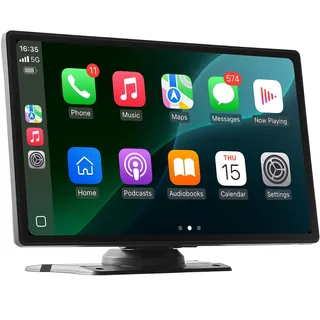 Vevor kabelloses Autoradio (228,6 mm) HD-Radio mit Touchscreen mit Apple CarPlay & Android Auto, CarPlay-Bildschirm mit Front- und Rückfahrkameras Sprachsteuerung Mirror Link Bluetooth GPS-Navigation