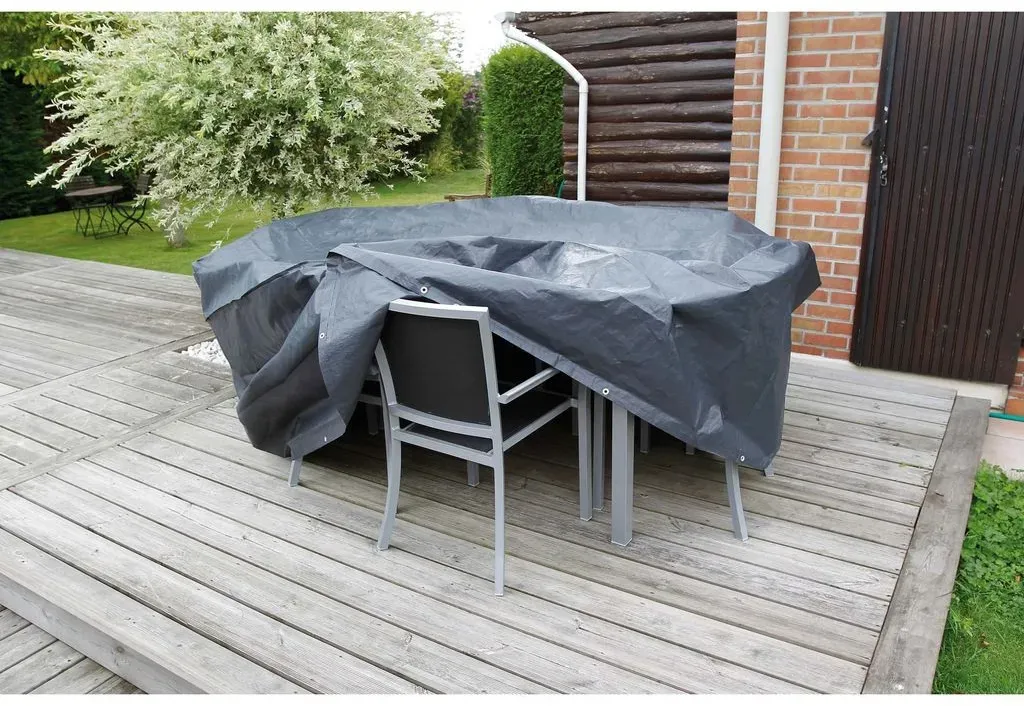 Bild von Nature Gartenmöbel-Abdeckung für Runden Tisch 118x70 cm