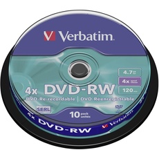 Bild von DVD-RW 4.7GB 4x 10er Spindel