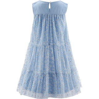 Sommerkleid HAPPY GIRLS "Mädchenkleid", Mädchen, Gr. 122, EURO-Größen, light blau, Stoff, 100% Polyester, normal, Kleider Sommerkleid