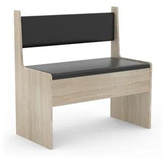 VCM Truhenbank Holz Eiche Braun 80 x 42 x 0 cm