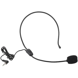 VBESTLIFE 3,5 mm Kopfhörer mit Kabelanschluss, Mikrofonkondensator MIC für Voice Amplifier-Lautsprecher
