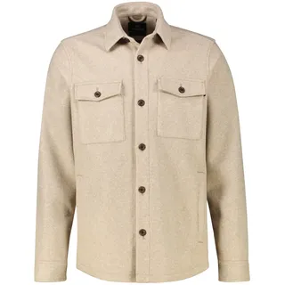 Lerros Langarmhemd »LERROS Übergrössen-Hemdjacke in Wolloptik