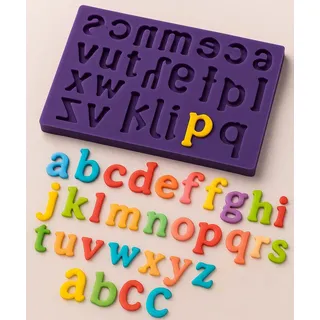 Graziano Silikonform Buchstaben - 200 g