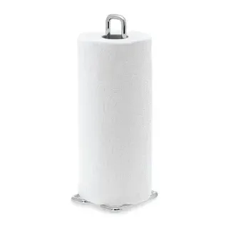 Blomus WIRES Küchenrollenhalter , Aus verchromten Metalldraht, Höhe: 31 cm