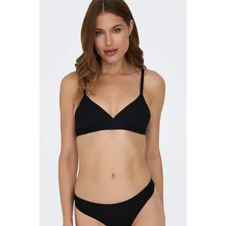 ONLY Bügelloser BH »ONLTRACY BONDED BRA RIB TOP«, schwarz