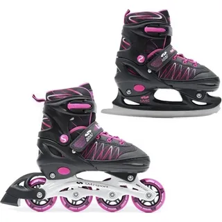 Rollerblades SMJ UT 103 Lea 2in1 Pullunder Größe: 34-37, - Rosa