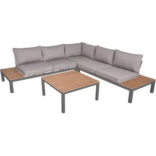 Garden Pleasure Valentina Loungeset grau/braun