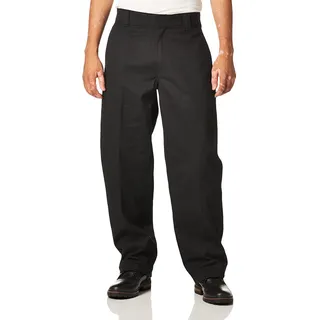 Dickies, Herren, Active-Waist-Arbeitshose aus Köper, regular, Schwarz, 40W / 30L