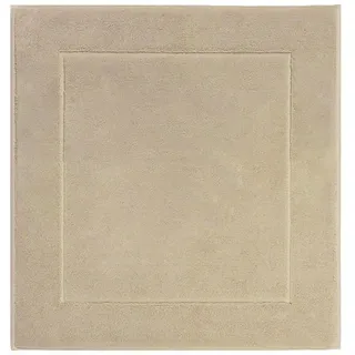 Aquanova Badteppich , Beigebraun , Textil , Uni , quadratisch , 60x60 cm , Oeko-Tex® Standard 100 , für Fußbodenheizung geeignet, rutschhemmend , Heimtextilien, Badtextilien, Badematten