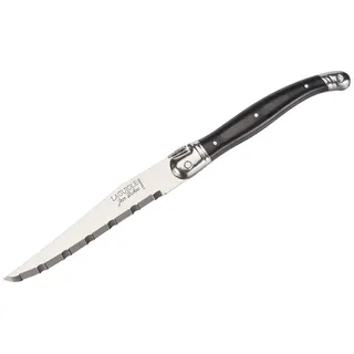 Jean Dubost Laguiole 11313 Wurstschneidebrett mit Messer, schwarz