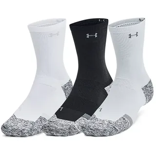Under Armour Armourdry Pro Kurze Socken 3 Paare - Black / White / Castlerock - EU 31 1/2-36 1/2
