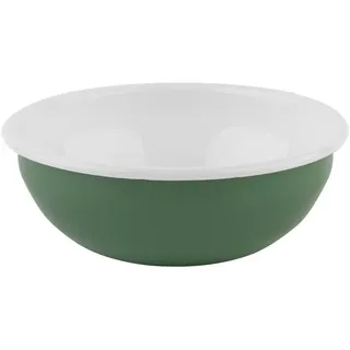 Sallys Emaille Schüssel - Ø 15 cm - Olivgrün