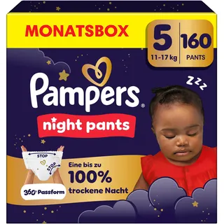 Pampers Baby-Dry Night Pants Gr. 5 (11-17 kg) 160 St.
