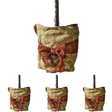 Windhager Jute Winterschutz Vliesmatte ÖKO, Thermovlies, Kälteschutz Pflanztopf, Frostschutz für Pflanzen, 300 g/m2, 0,38 x 1,5m, 06554 (Packung mit 4)