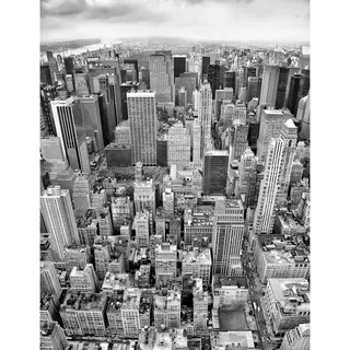 KOMAR Vliestapete - Uptown - Skyline , 200x260 cm« , Fsc , Tapeten & Wandverkleidungen, Vliestapeten