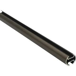Vorhangstange mit Innenlauf II Rivoli anthrazit 200 cm Ø 20 mm