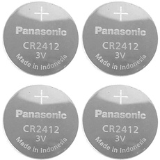 Panasonic CR2412 3 V Lithium Batterie Pack 1 x (4 Stück) = 4 Single Use Akkus