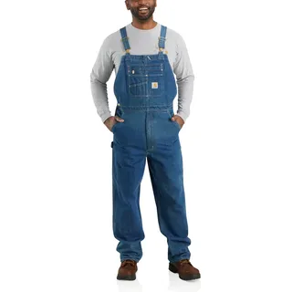 CARHARTT Loose Fit Denim Bib Overall,Darkstone,34W / 30L