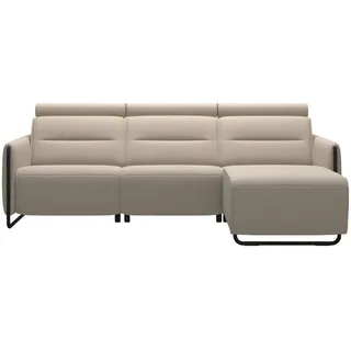 Stressless Ecksofa , Grau, Schwarz , Metall, Leder , Echtleder , Rindleder , Ottomane rechts, L-Form , 248x184 cm , Lederauswahl, Stoffauswahl, Relaxfunktion , Wohnzimmer, Sofas & Couches, Wohnlandschaften, Ecksofas