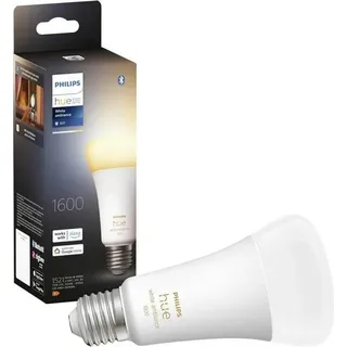 Philips Hue White Ambiance LED Lampe, E27, 100W Äquivalent, 1600 Lumen, Bluetooth, Alexa, Google Assistant, Apple Homekit kompatibel