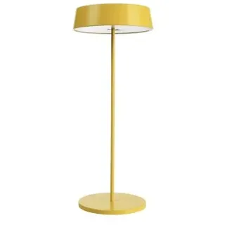 Deko-Light 620100 Akkuleuchte, Set, Miram Standfuß + Kopf Gelb Bundle, 2,2 W, Touch DIM, 3000 K, S