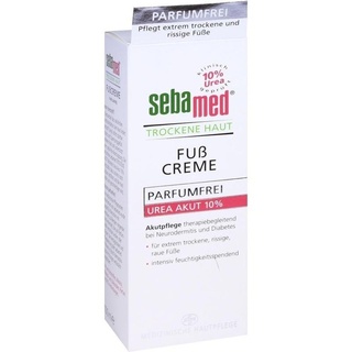 Sebamed Trockene Haut Urea 10 % Akut Fußcreme parfumfrei 100 ml