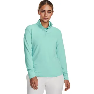 Damen Under Armour Playoff 1/4 Zip Hoodie, Größe: S - Blau