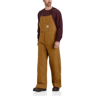 CARHARTT Duck, Latzhose Braun - XL