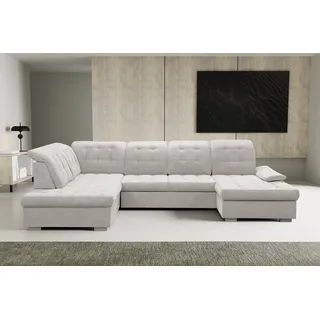 werk2 Eckcouch Polyester U-Form 3-Sitzer Beige
