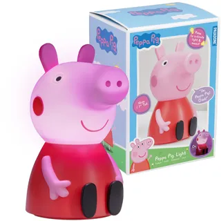 Paladone Peppa Pig Lampe mit Sound - Offiziell lizenziertes Baby-Nachtlicht, Kinderzimmer-Zubehör & Dekor