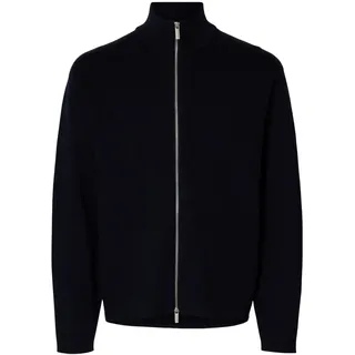 SELECTED MEN Herren Slhteller Fn Relaxed Zip Cardigan Noos, Sky Captain, L