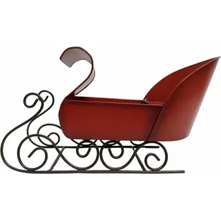 Boltze Schlitten Ethel 30 cm x 11 cm x 17 cm Rot