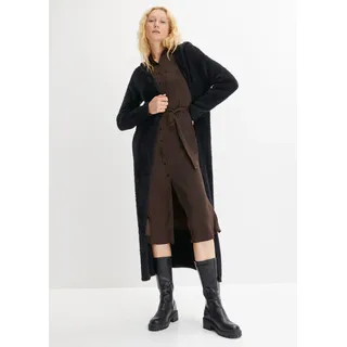 bonprix Strickmantel, schwarz