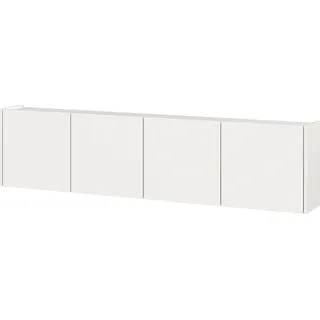 Germania Mehrzweckschrank 1018-84 GW-Piana, Weiß, mit Türdämpfung, 183 x 45 x 25 cm (BxHxT)