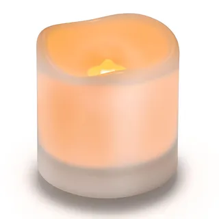 Esotec Solar Kerzenleuchte Romantica, LED Kerzenlicht, Tischleuchte, Stehleuchte, Akku, Flackerlicht, LED-Kerze, Solarleuchte, Standleuchte, 10x10cm, Kunststoff, außen, outdoor, wetterfest, 102079
