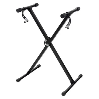 FunKey Keyboardständer Höhenverstellbar 29 bis 85 cm Schwarz